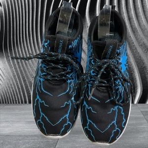 Bronax Women’s YZ5 YZ8 Blue Black Lace Up Low Top TRAINERS Sneaker EU 37/US 6.5